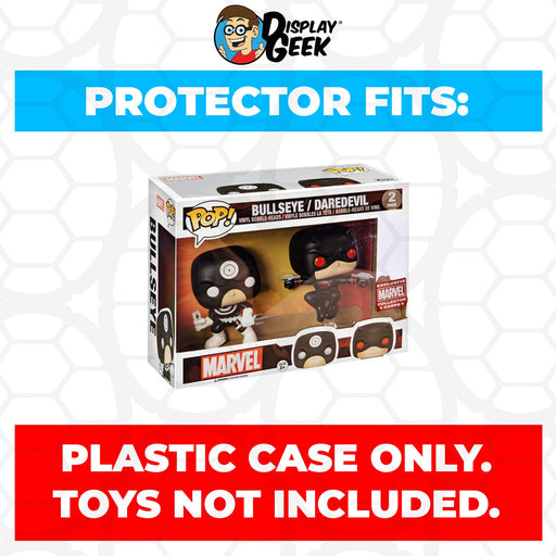 Pop Protector for 2 Pack Bullseye & Daredevil Funko Pop - Just $13.99! Shop now at Retro Gaming of Denver