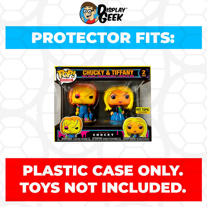 Pop Protector for 2 Pack Chucky & Tiffany Blacklight Funko Pop - Just $13.99! Shop now at Retro Gaming of Denver