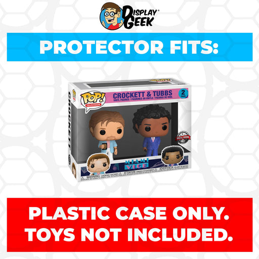 Pop Protector for 2 Pack Crockett & Tubbs BAM Funko Pop - Just $13.99! Shop now at Retro Gaming of Denver