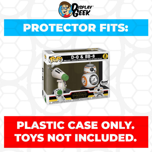 Pop Protector for 2 Pack D-O & BB-8 BAM Funko Pop - Just $13.99! Shop now at Retro Gaming of Denver