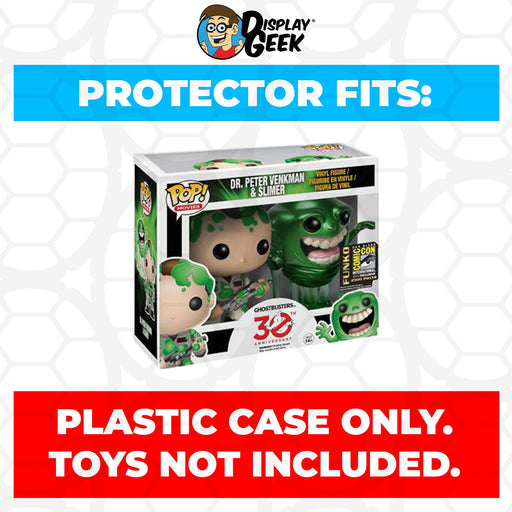 Pop Protector for 2 Pack Dr. Peter Venkman & Slimer Metallic SDCC Funko Pop - Just $13.99! Shop now at Retro Gaming of Denver