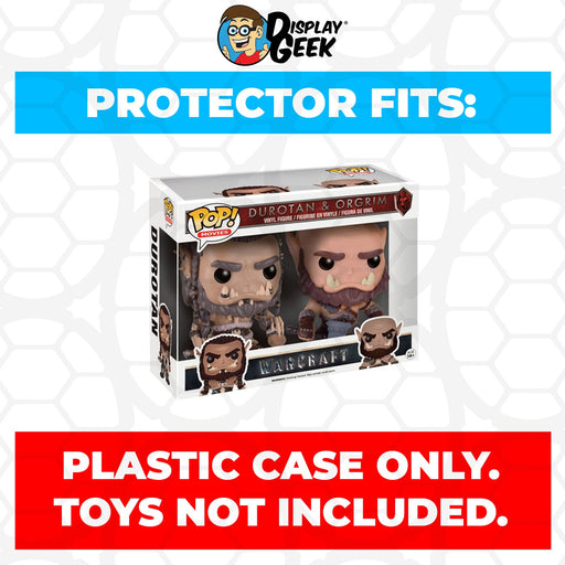 Pop Protector for 2 Pack Durotan & Orgrim Funko Pop - Just $13.99! Shop now at Retro Gaming of Denver