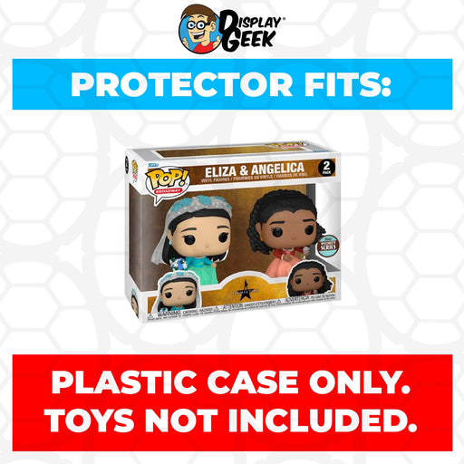 Pop Protector for 2 Pack Hamilton Eliza & Angelica Funko Pop - Just $13.99! Shop now at Retro Gaming of Denver