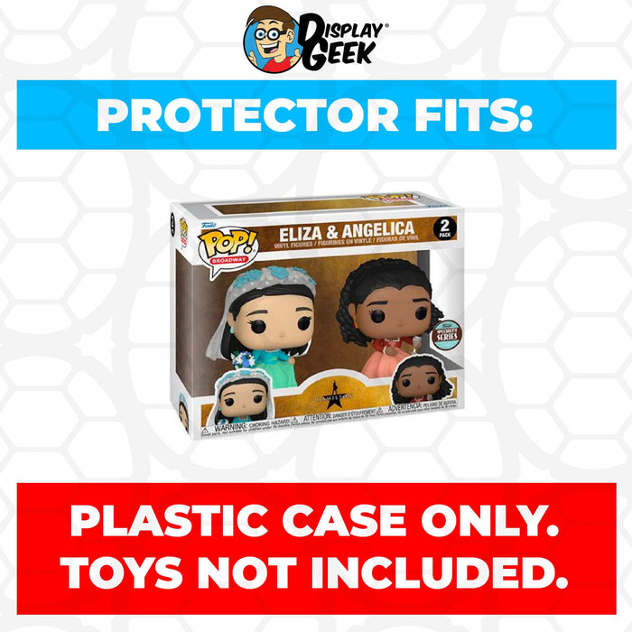 Pop Protector for 2 Pack Hamilton Eliza & Angelica Funko Pop - Just $13.99! Shop now at Retro Gaming of Denver