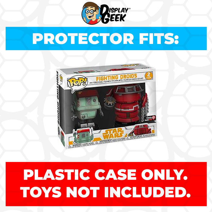 Pop Protector for 2 Pack Fighting Droids Funko Pop - Just $13.99! Shop now at Retro Gaming of Denver