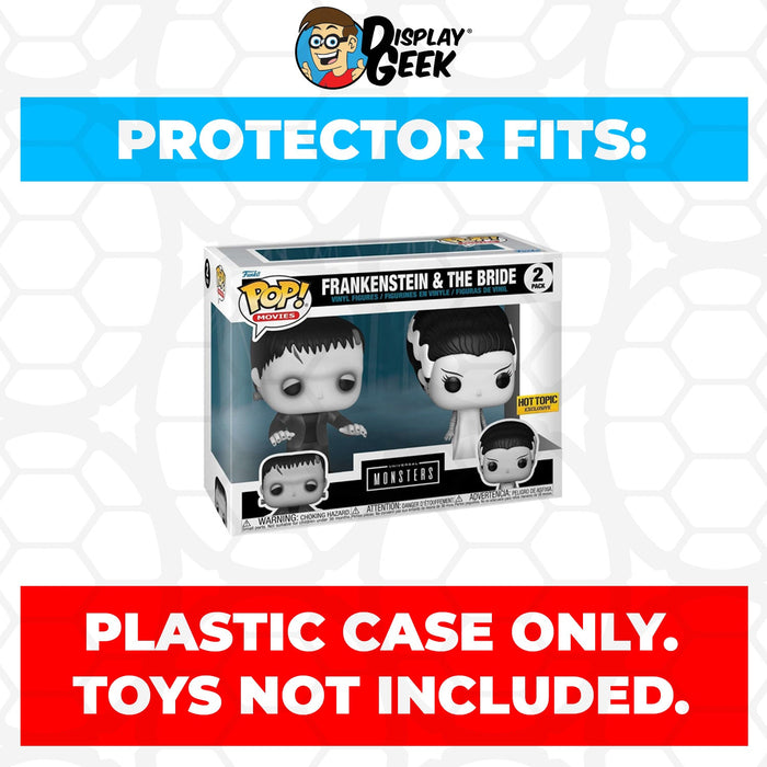 Pop Protector for 2 Pack Frankenstein & The Bride Funko Pop - Just $13.99! Shop now at Retro Gaming of Denver