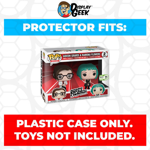 Pop Protector for 2 Pack Gideon Graves & Ramona Flowers ECCC Funko Pop - Just $13.99! Shop now at Retro Gaming of Denver