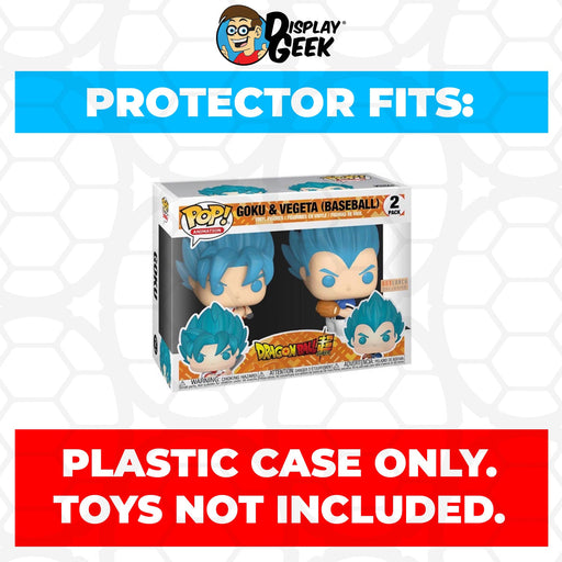 Pop Protector for 2 Pack Goku & Vegeta Baseball Funko Pop - Just $13.99! Shop now at Retro Gaming of Denver