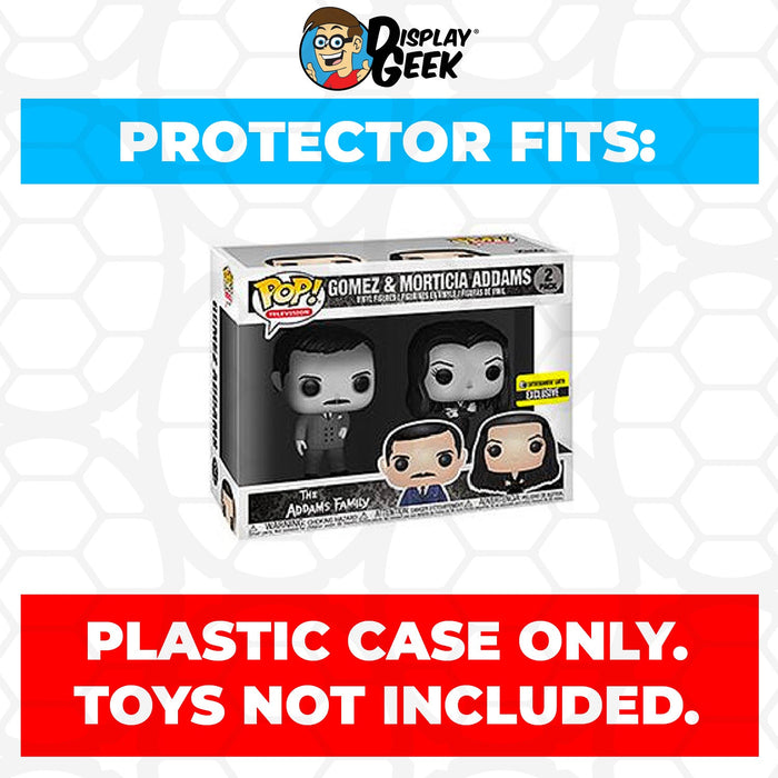 Pop Protector for 2 Pack Gomez & Morticia Addams Black & White Funko Pop - Just $13.99! Shop now at Retro Gaming of Denver