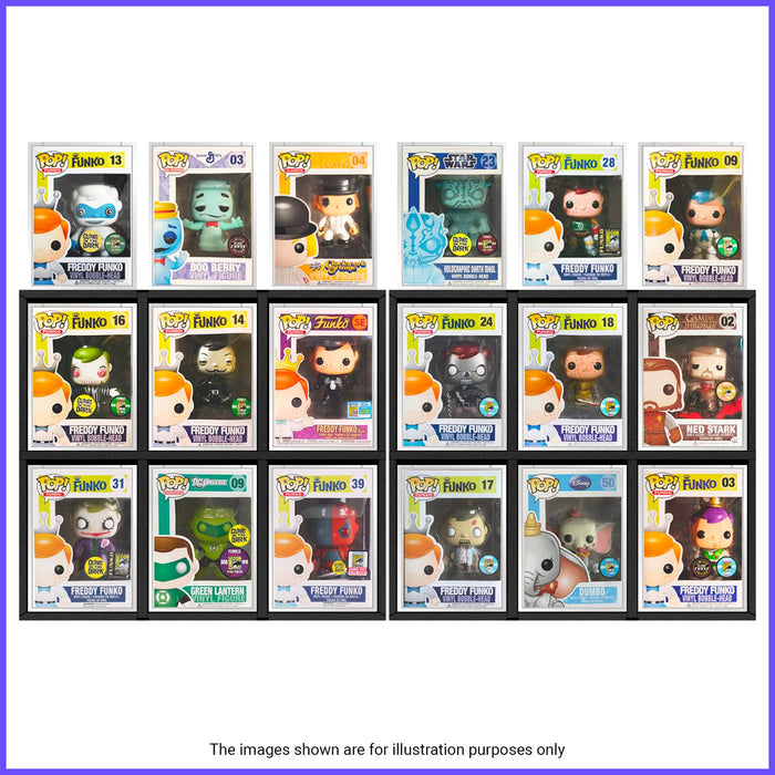 GRAIL KUBBIE BLACK (3x2) - In Box Display Case for Funko Pops in Acrylic Pop Shield Armor (Cardboard) - for just $34.99! 