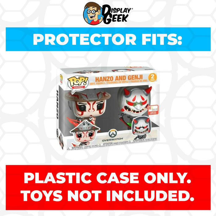 Pop Protector for 2 Pack Hanzo and Genji E3 Funko Pop - Just $13.99! Shop now at Retro Gaming of Denver