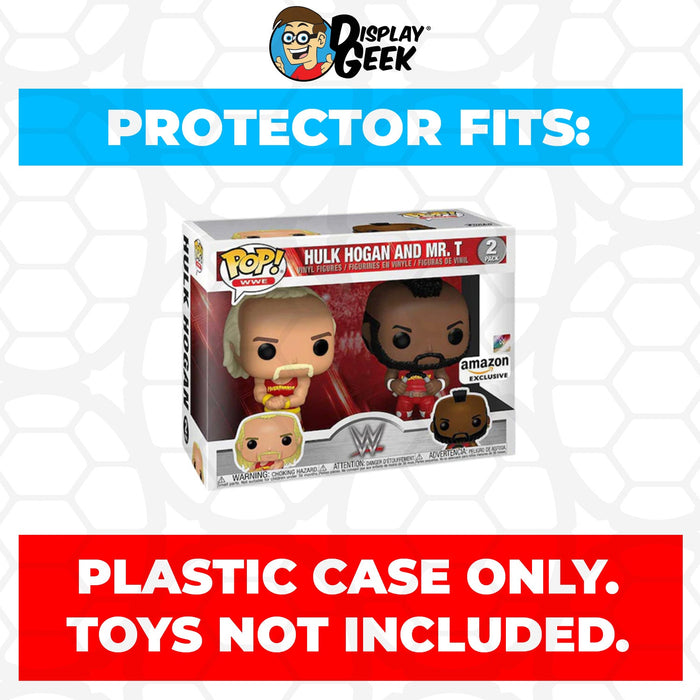 Pop Protector for 2 Pack Hulk Hogan & Mr. T Funko Pop - Just $13.99! Shop now at Retro Gaming of Denver