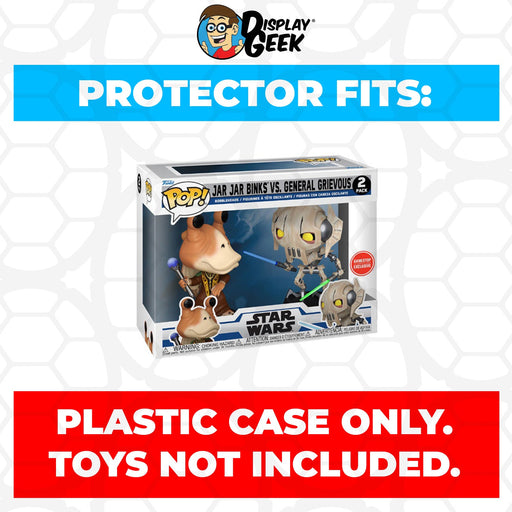 Pop Protector for 2 Pack Jar Jar Binks vs General Grievous Funko Pop - Just $13.99! Shop now at Retro Gaming of Denver