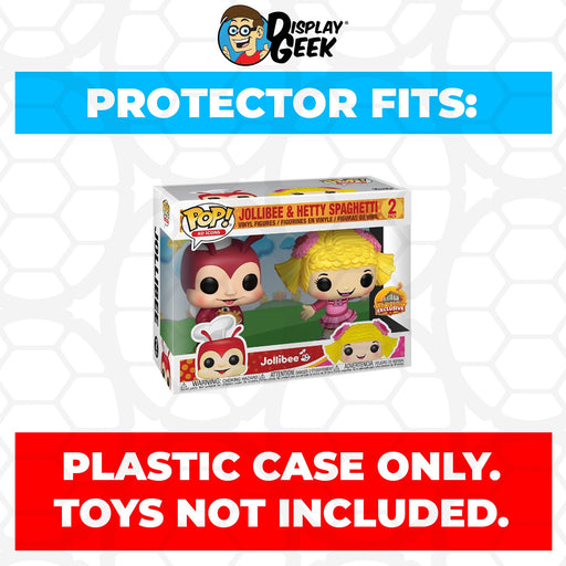 Pop Protector for 2 Pack Jollibee & Hetty Spaghetti Funko Pop - Just $13.99! Shop now at Retro Gaming of Denver