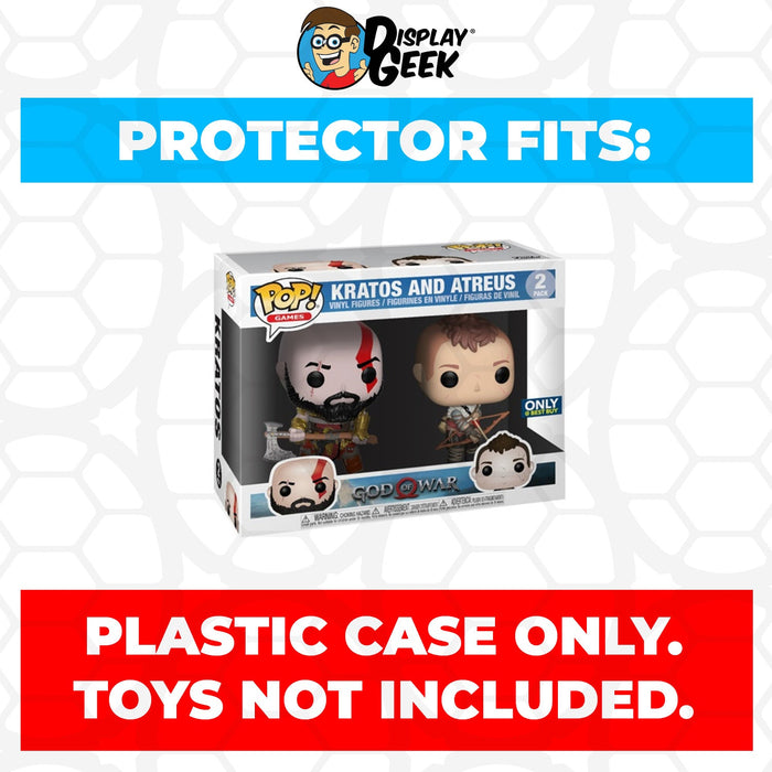 Pop Protector for 2 Pack Kratos & Atreus Funko Pop - Just $13.99! Shop now at Retro Gaming of Denver