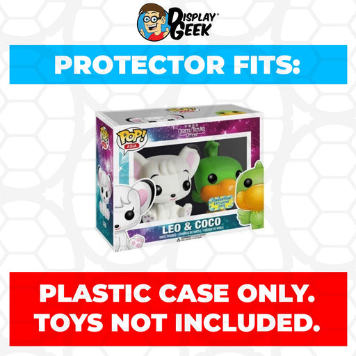 Pop Protector for 2 Pack Leo & Coco Flocked Funko Pop - Just $13.99! Shop now at Retro Gaming of Denver