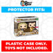 Pop Protector for 2 Pack Leslie & Ron Locked In Funko Pop - Just $13.99! Shop now at Retro Gaming of Denver