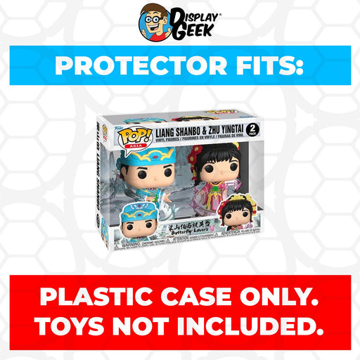 Pop Protector for 2 Pack Liang Shanbo & Zhu Yingtai Funko Pop - Just $13.99! Shop now at Retro Gaming of Denver