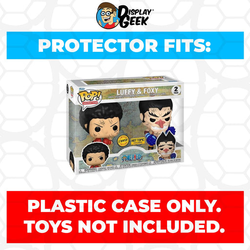 Pop Protector for 2 Pack Luffy & Foxy Chase Funko Pop - Just $13.99! Shop now at Retro Gaming of Denver