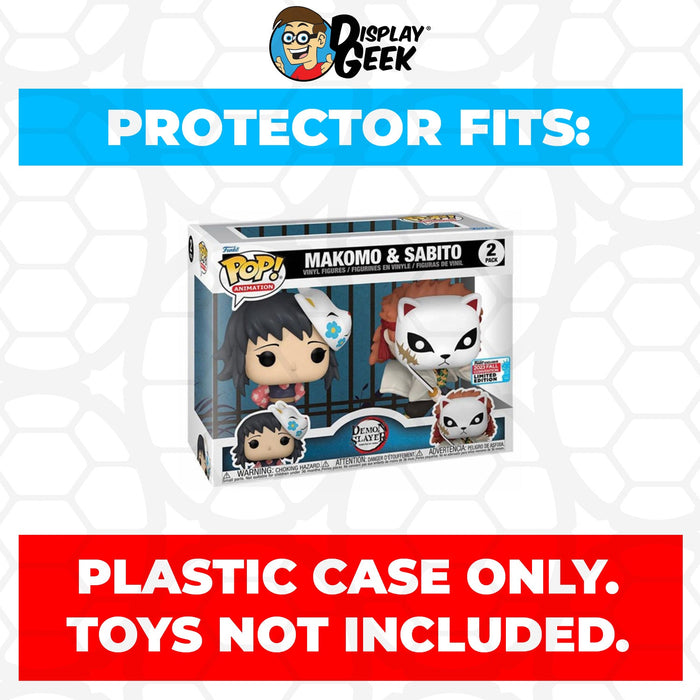 Pop Protector for 2 Pack Makomo & Sabito NYCC Funko Pop - for just $13.99! 