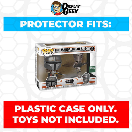 Pop Protector for 2 Pack The Mandalorian & IG-11 Funko Pop - Just $13.99! Shop now at Retro Gaming of Denver