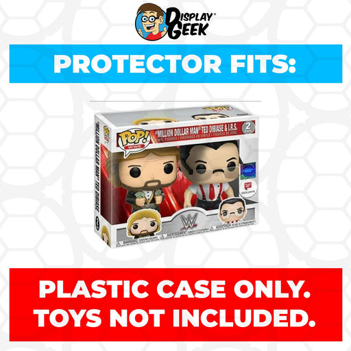 Pop Protector for 2 Pack Million Dollar Man Ted DiBiase & I.R.S. Funko Pop - Just $13.99! Shop now at Retro Gaming of Denver