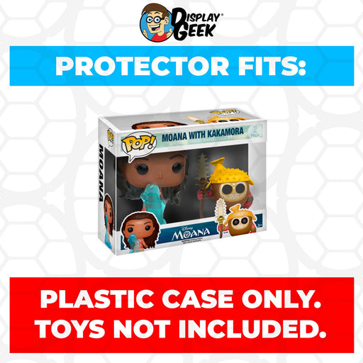 Pop Protector for 2 Pack Moana with Kakamora Funko Pop - Just $13.99! Shop now at Retro Gaming of Denver