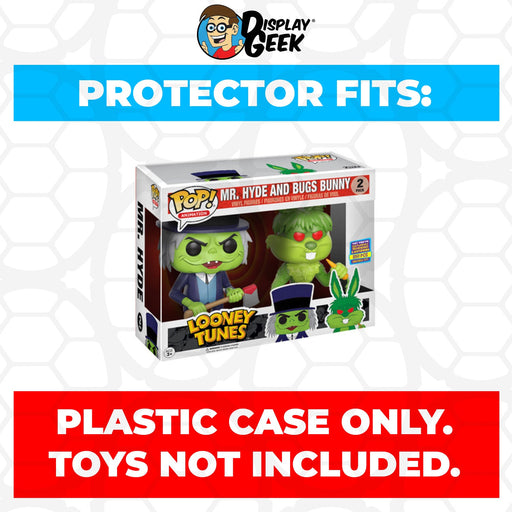 Pop Protector for 2 Pack Mr. Hyde & Bugs Bunny SDCC Funko Pop - Just $13.99! Shop now at Retro Gaming of Denver