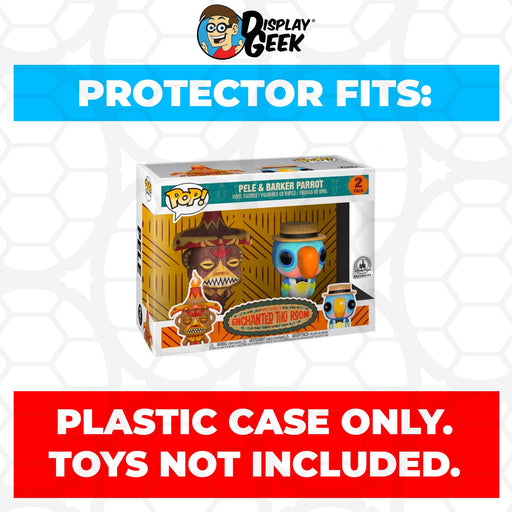 Pop Protector for 2 Pack Pele & Barker Parrot Funko Pop - Just $13.99! Shop now at Retro Gaming of Denver