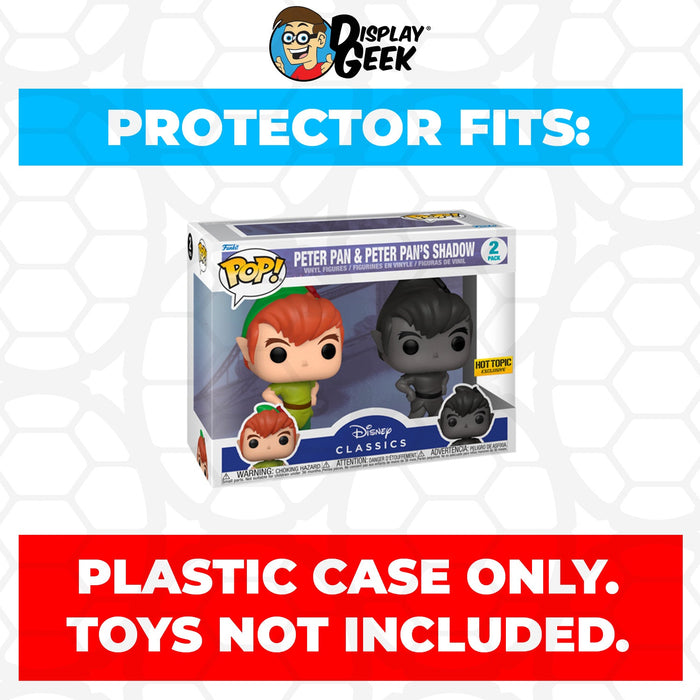 Pop Protector for 2 Pack Peter Pan & Peter Pan's Shadow Funko Pop - Just $13.99! Shop now at Retro Gaming of Denver