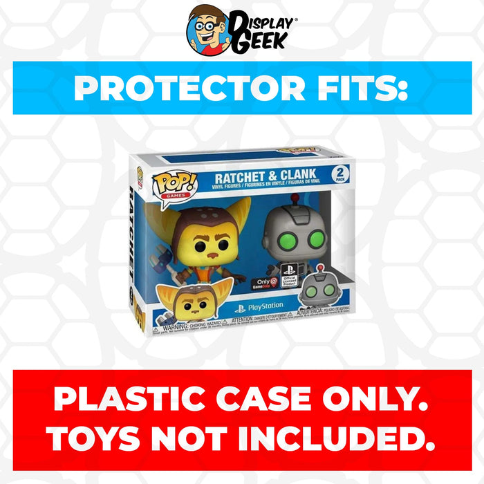 Pop Protector for 2 Pack Ratchet & Clank Funko Pop - Just $13.99! Shop now at Retro Gaming of Denver