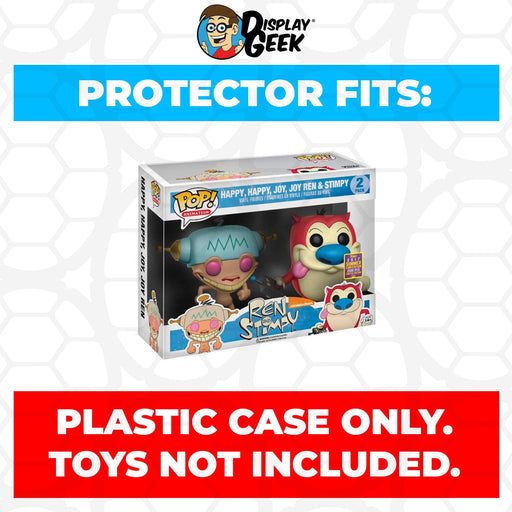 Pop Protector for 2 Pack Happy, Happy, Joy, Joy Ren & Stimpy SDCC Funko Pop - Just $13.99! Shop now at Retro Gaming of Denver