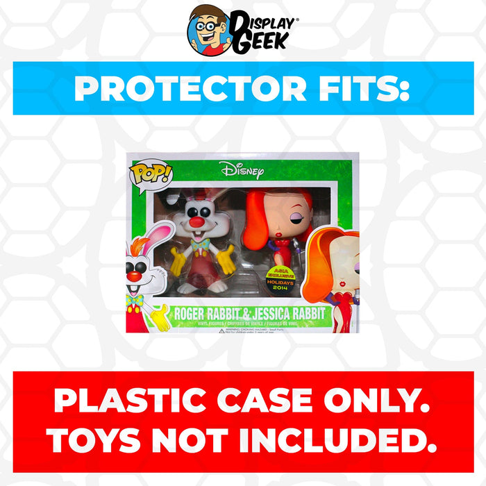 Pop Protector for 2 Pack Roger Rabbit & Jessica Rabbit Funko Pop - Just $13.99! Shop now at Retro Gaming of Denver