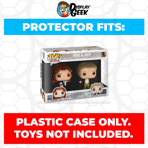 Pop Protector for 2 Pack Rose & Jack Titanic Funko Pop - Just $13.99! Shop now at Retro Gaming of Denver