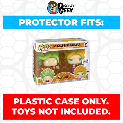 Pop Protector for 2 Pack SS Kale & SS Caulifla Funko Pop - Just $13.99! Shop now at Retro Gaming of Denver