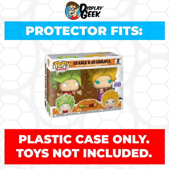 Pop Protector for 2 Pack SS Kale & SS Caulifla Funko Pop - Just $13.99! Shop now at Retro Gaming of Denver