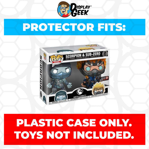 Pop Protector for 2 Pack Scorpion & Sub-Zero Funko Pop - Just $13.99! Shop now at Retro Gaming of Denver