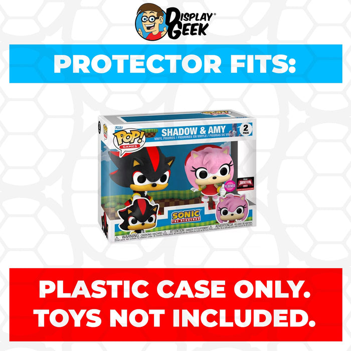 Pop Protector for 2 Pack Knuckles & Rouge Funko Pop - for just $13.99! 