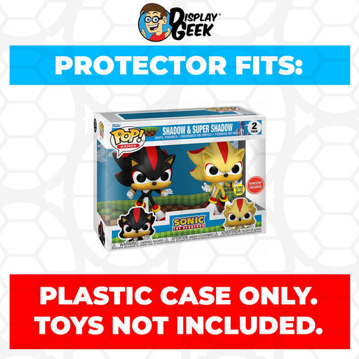 Pop Protector for 2 Pack Shadow & Super Shadow Glow Funko Pop - Just $13.99! Shop now at Retro Gaming of Denver