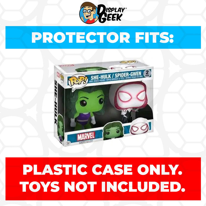 Pop Protector for 2 Pack She-Hulk & Spider-Gwen Funko Pop - Just $13.99! Shop now at Retro Gaming of Denver