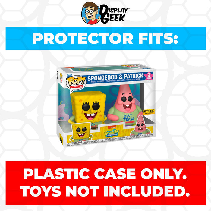 Pop Protector for 2 Pack Spongebob & Patrick Funko Pop - Just $13.99! Shop now at Retro Gaming of Denver