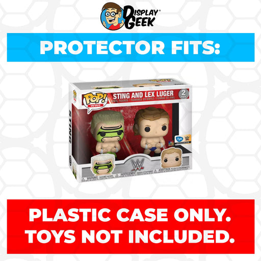 Pop Protector for 2 Pack Sting and Lex Luger Funko Pop - Just $13.99! Shop now at Retro Gaming of Denver