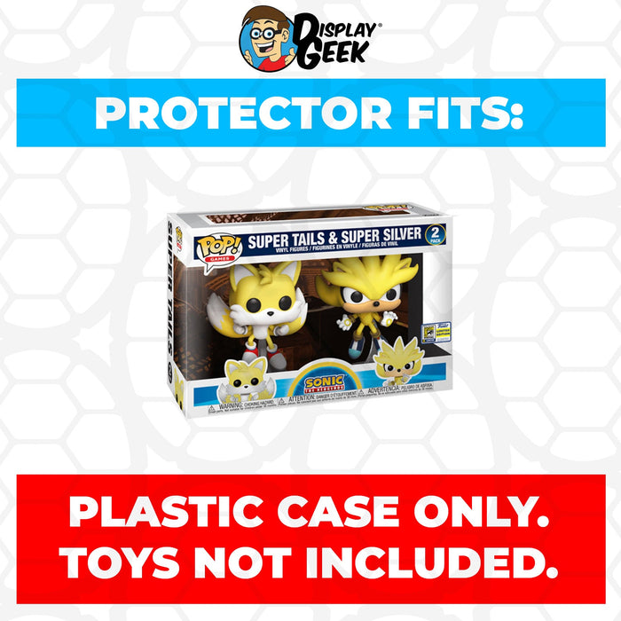 Pop Protector for 2 Pack Super Tails & Super Silver SDCC Funko Pop - Just $13.99! Shop now at Retro Gaming of Denver