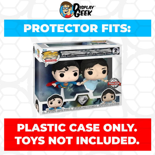 Pop Protector for 2 Pack Superman & Lois Flying Funko Pop - for just $13.99! 