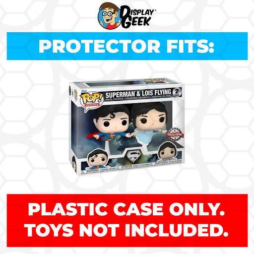 Pop Protector for 2 Pack Superman & Lois Flying Funko Pop - Just $13.99! Shop now at Retro Gaming of Denver