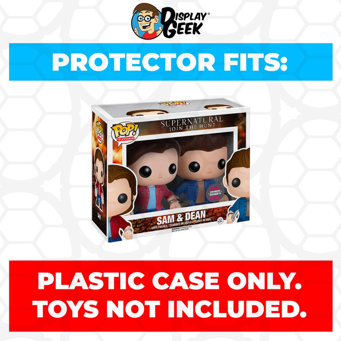 Pop Protector for 2 Pack Supernatural Sam & Dean Funko Pop - Just $13.99! Shop now at Retro Gaming of Denver