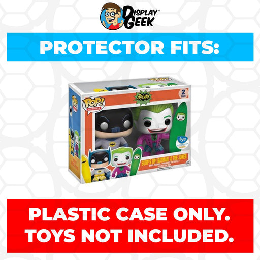 Pop Protector for 2 Pack Surf's Up Batman & the Joker 1966 Funko Pop - Just $13.99! Shop now at Retro Gaming of Denver