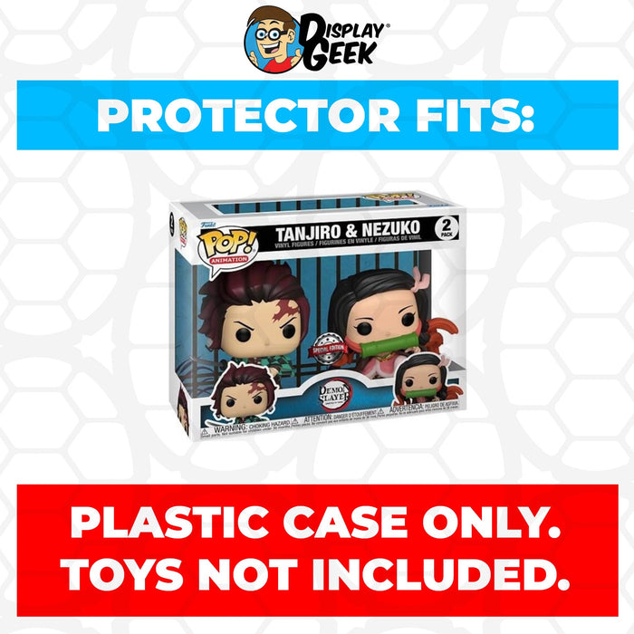 Pop Protector for 2 Pack Tanjiro & Nezuko Funko Pop - Just $13.99! Shop now at Retro Gaming of Denver