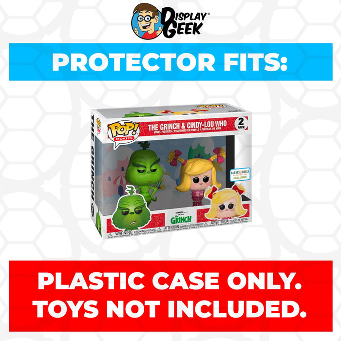 Pop Protector for 2 Pack The Grinch & Cindy-Lou Who Funko Pop - Just $13.99! Shop now at Retro Gaming of Denver