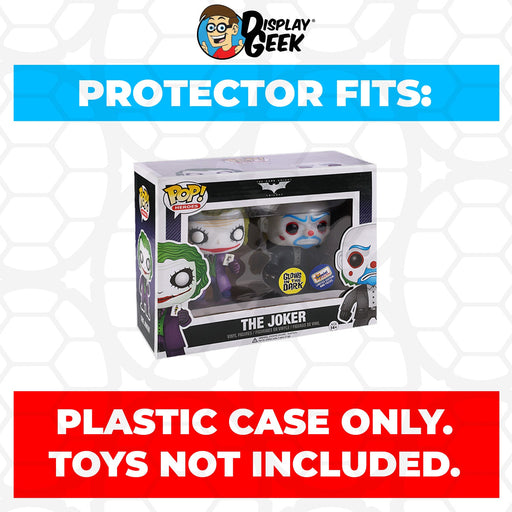 Pop Protector for 2 Pack The Joker & The Joker Bank Robber Glow Funko Pop - for just $13.99! 